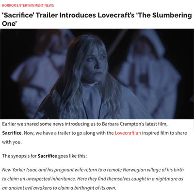 ‘Sacrifice’ Trailer Introduces Lovecraft’s ‘The Slumbering One’